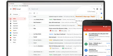 Google verpasst GMail ein großes Update