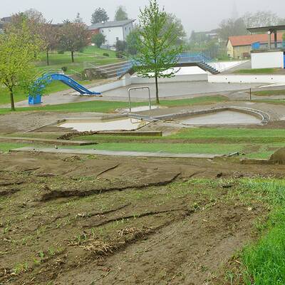 Überschwemmungen in Ost-Österreich