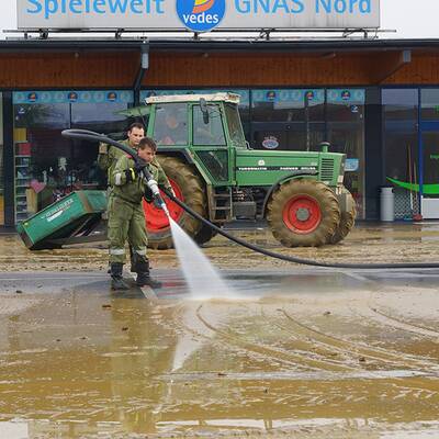 Überschwemmungen in Ost-Österreich