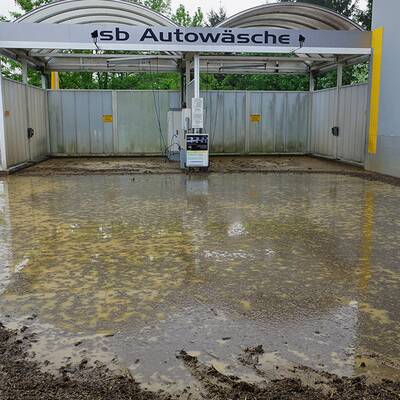 Überschwemmungen in Ost-Österreich