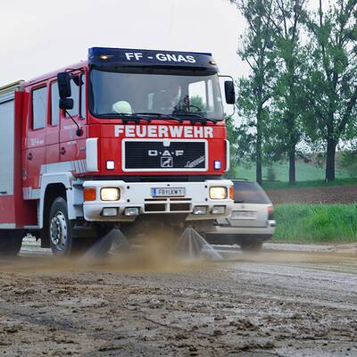 Überschwemmungen in Ost-Österreich