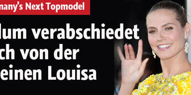 Klum verabschiedet sich von Louisa