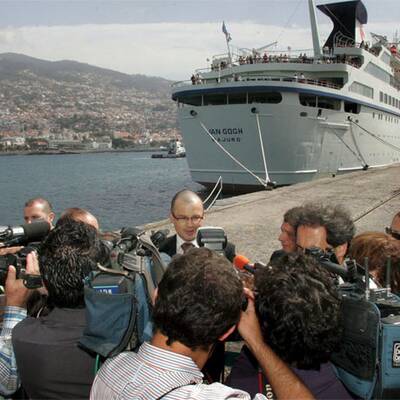 Luxusliner wurde gepfändet