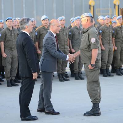 Erste Golan-Blauhelme in Wien gelandet