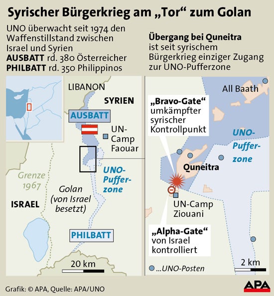 Golan: Israel verärgert über Österreich