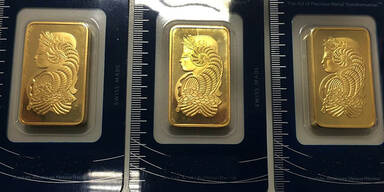 Goldbarren gef&auml;lscht