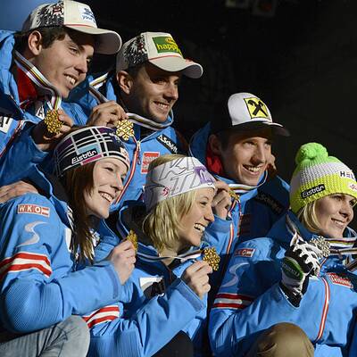 Hirscher & Co bekommen Gold