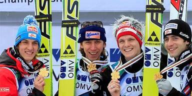 ÖSV-Adler holen Gold in Planica