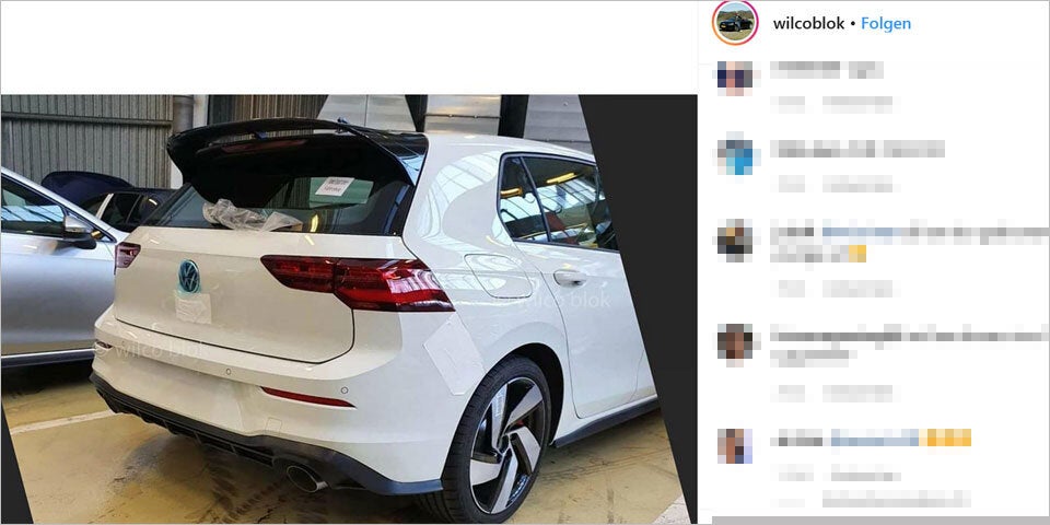 Fotos und Daten vom VW Golf 8 GTI aufgetaucht