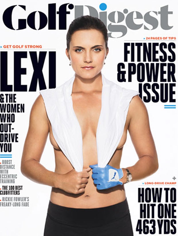 Golf-Proette zieht für Magazin blank