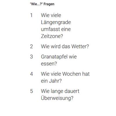 Google Suchtrends 2018 (Österreich)