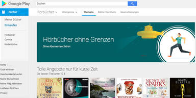 Hörbücher ab sofort im Google Play Store