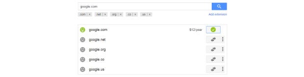 Mann kaufte google.com für 12 Dollar