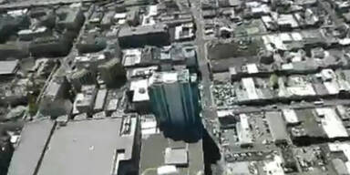 Fallschirmsprung-Video mit der Google-Brille