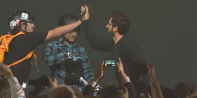 Fallschirmsprung-Video mit der Google-Brille