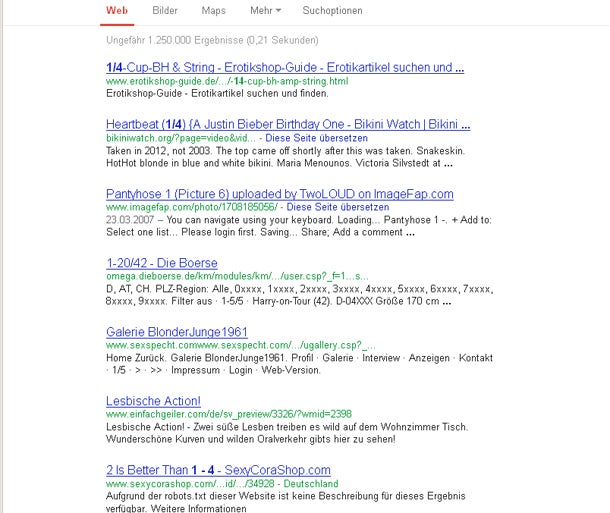 Mathematik-Formel führt zu Pornoseiten