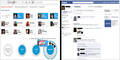 Vergleich: Facebook gegen Google+