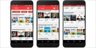 TV-Sendungen ab sofort in Google Play