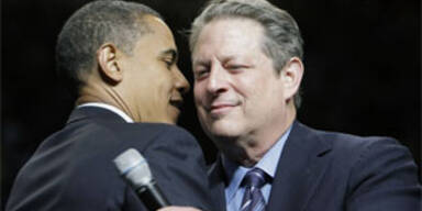 Al Gore sichert Obama seine Hilfe zu