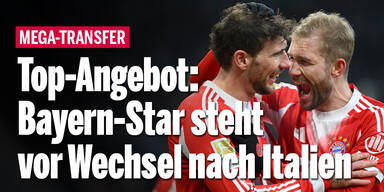 Top-Angebot: Bayern-Star steht vor Wechsel nach Italien