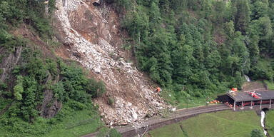 Felssturz am Gotthard