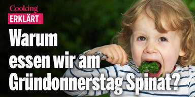 Warum essen wir am Gründonnerstag Spinat?