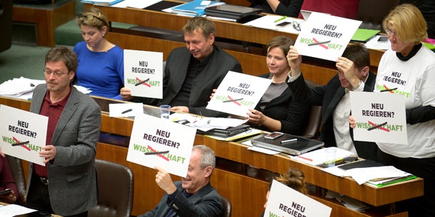 Gegenwind für die neue Regierung