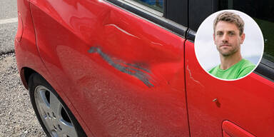 Gr&uuml;nen-Politiker auf dem Fahrrad von Auto abgeschossen