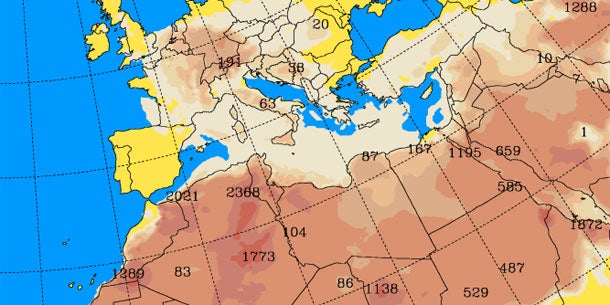Sahara-Sturm über Österreich