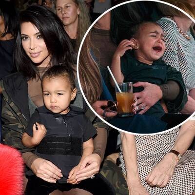 Kim Kardashian zerrt Nori zur Fashion Week