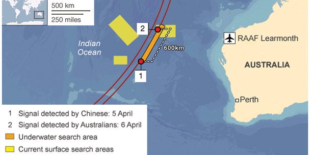 Todes-Flug MH370: Blackbox-Signal geortet