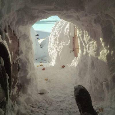 So viel Schnee liegt in Buffalo