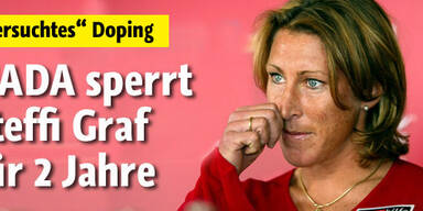 Steffi Graf für 2 Jahre gesperrt