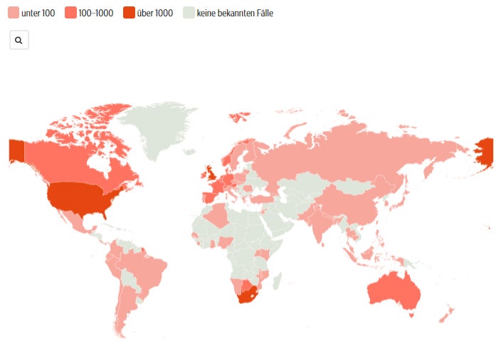Überblick: Wo Omikron jetzt wütet