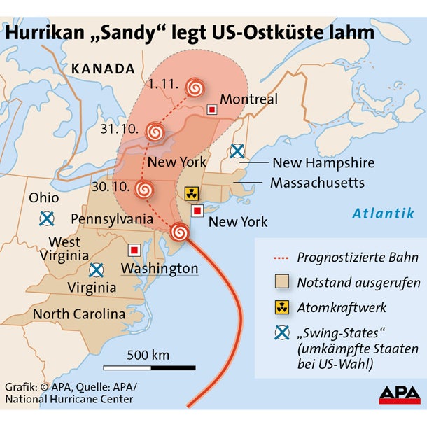 Monstersturm verwüstet US-Ostküste