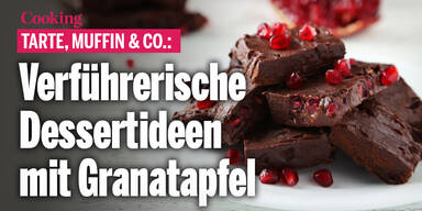 Tarte, Muffin & Co.: Verführerische Dessertideen mit Granatapfel