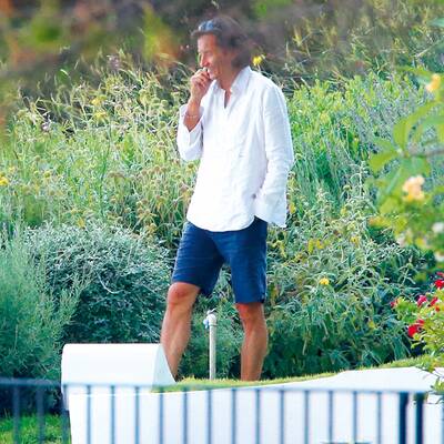 Die Bilder: Hier spaziert kranker Grasser