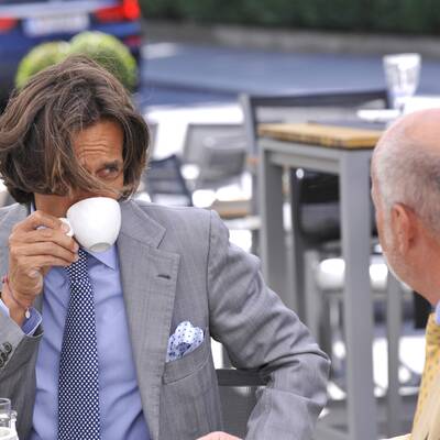 Letzte Beratung vor dem Gang vor die Presse