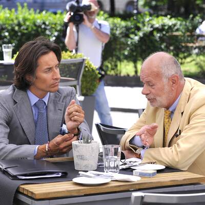 Letzte Beratung vor dem Gang vor die Presse