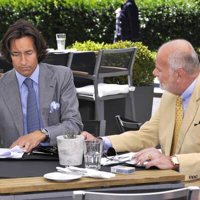 Letzte Beratung vor dem Gang vor die Presse