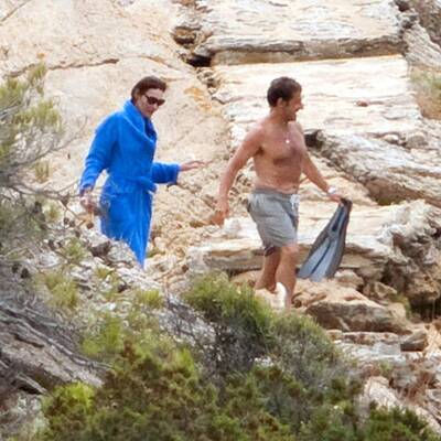 Hier planscht Präsident Sarkozy