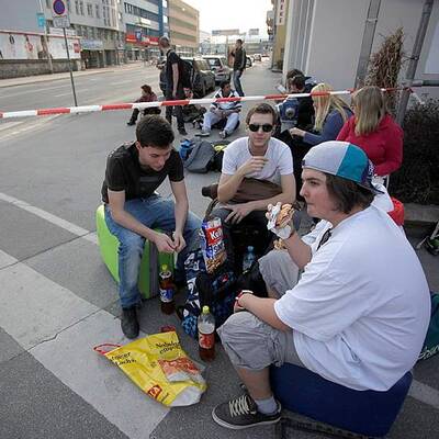 Fliegerbombe in Graz - Bahnhof evakuiert