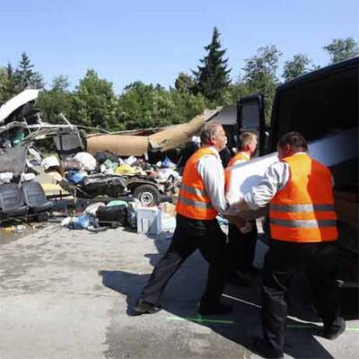 Tödlicher Verkehrsunfall auf der A2 bei Graz