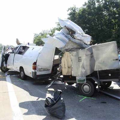 Tödlicher Verkehrsunfall auf der A2 bei Graz