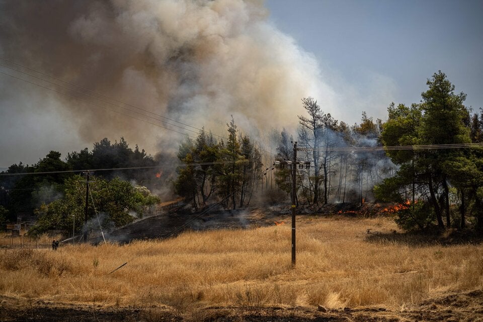 Feuer in Griechenland