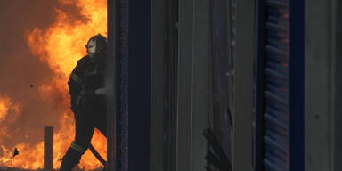 Nacht der Krawalle in Athen
