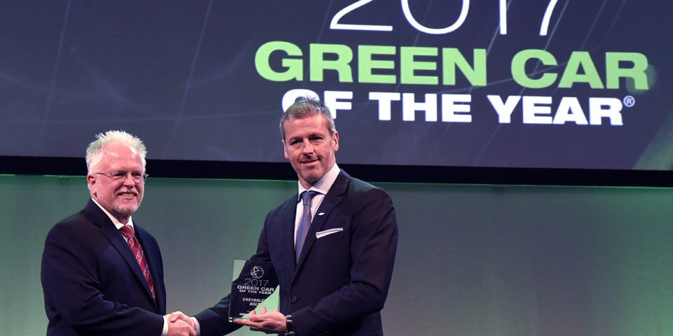Bolt EV ist Green Car of the Year 2017