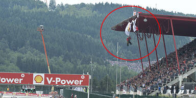 Greenpeace-Protest bei Belgien-GP