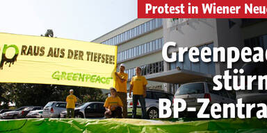Greenpeace stürmt BP-Zentrale