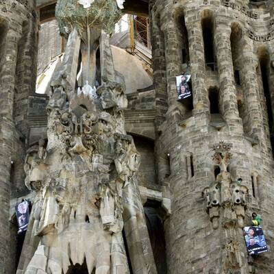 Aktivisten in Barcelona